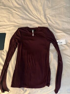 Split59 Louise Rib Dark Cherry size M